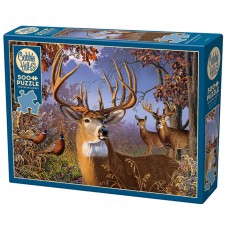 Cobble Hill Jigsaw Puzzle: Deer and Pheasant